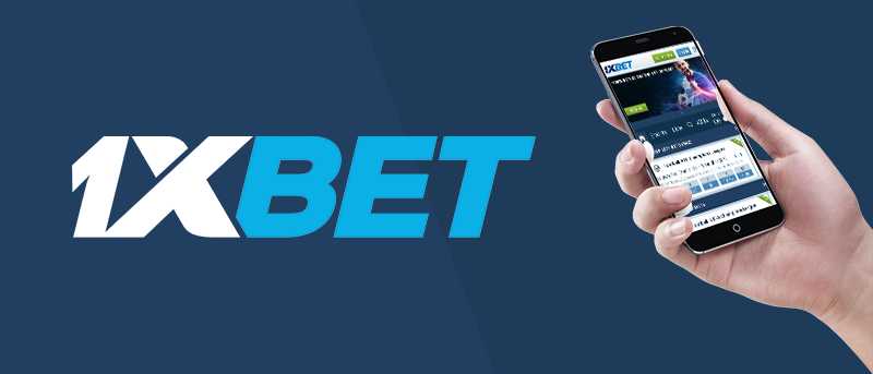 Interface da aplicação móvel 1xBet mostrando odds e mercados de apostas